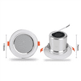 thumbnail image 4 of 2X 8Ohm 10W Bathroom Ceiling Speaker Background Music System Moisture-Proof Aluminum Can Fashion In-Ceiling Speaker, 4 of 9