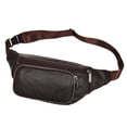 thumbnail image 1 of Leather Running Fanny Pack , Adjustable Strap Of Sport Waist Pack For Running, Traveling , Cycling, 1 of 5