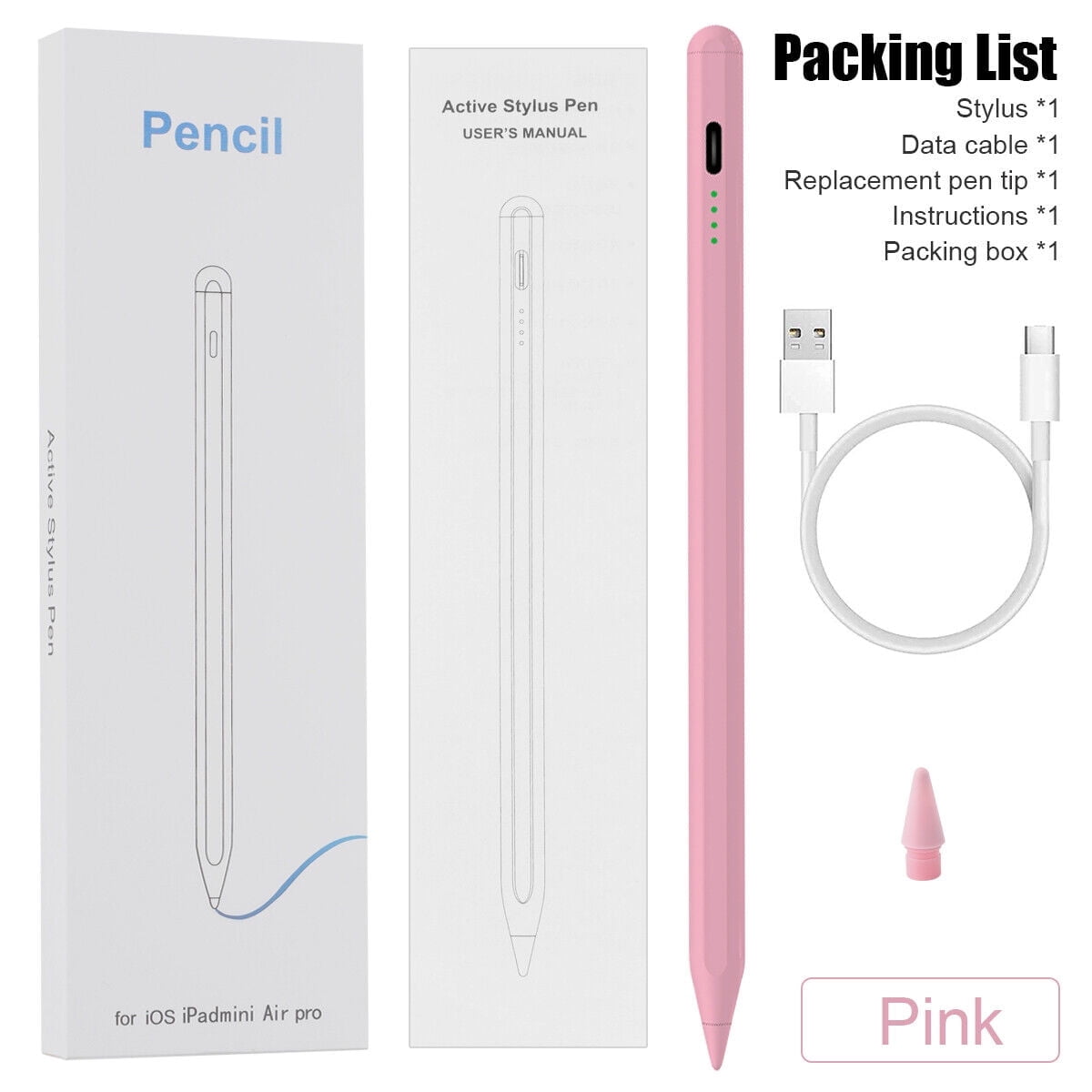 Apple, Stylus Pen, White, Supports Double Tapping, 2nd Gen