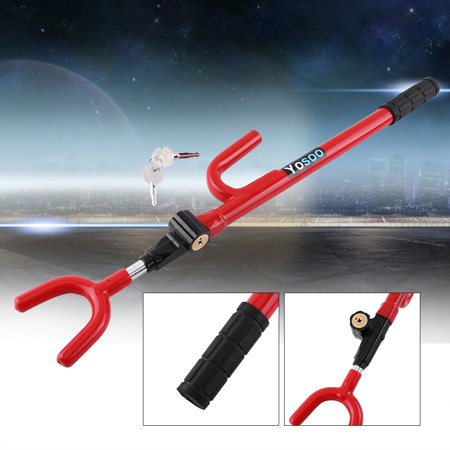 Rdeghly Steering Wheel Anti-Theft Lock, Universal Steering Wheel Lock