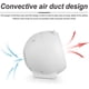 thumbnail image 3 of Fan Heater, 500W Portable Heater, Fast Heating, Overheating and Tilting Protection, Safe and Portable, Energy Saving, for Bedroom, Office, 3 of 5