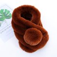 thumbnail image 2 of Baberdicy Scarf Warm Scarffaux Against Coldness Hiking Women Scarf for Women Brown, 2 of 2