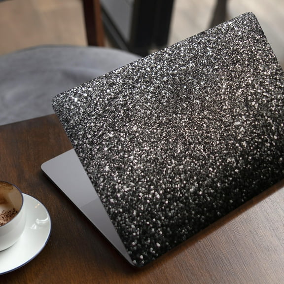 DesignSkinz Black Unfocused Sparkle Full-Body Skin Decal Wrap Cover for MacBook 12" Retina (A1534)