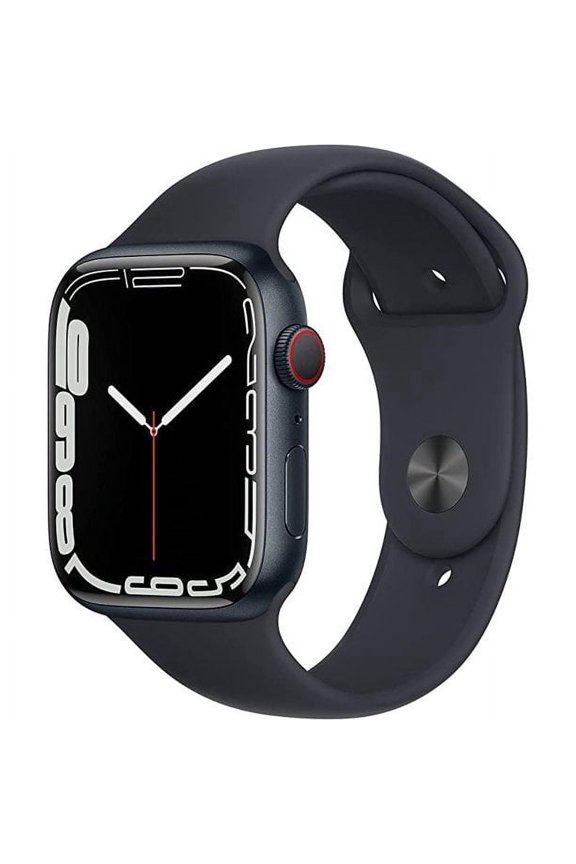 Pre-Owned Restored Apple Watch Series 7 (GPS+Cellular, 41mm) - Midnight - Aluminum Case - Midnight Sport Band
