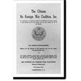 thumbnail image 2 of Historic Framed Print, [Title page of The Citizens No Foreign War Coalition, Inc., 1941], 17-7/8" x 21-7/8", 2 of 9