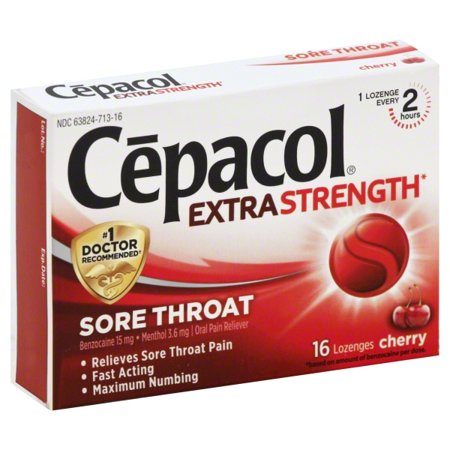 Reckitt Benckiser Cepacol  Sore Throat, 16 ea