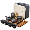 thumbnail image 1 of Advancent Tazas de té Gaiwan de viaje al aire libre convenientes y elegantes de cerámica para amantes del té y suaves incrustadas Teteras reclutar riqueza, 1 of 6