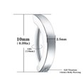 thumbnail image 1 of 14G G23 Titanium Clicker Belly Button Ring  10/12mm Reverse Curved Hoop Navel Barbell Body Piercing Jewelry ZR, 1 of 6
