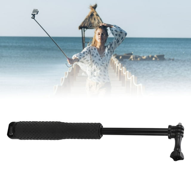 Palo Selfie De aleación De Aluminio De 9 Pulgadas, Palo Selfie De Mano Extensible, Liviano Y Duradero Para Cámara De Deportes De Acción Y Teléfono Celular, Compatibilidad
