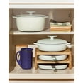 thumbnail image 4 of Caraway 8-Piece Enameled Cast Iron Set - 10.5” Skillet, Grill Pan, 3.5 qt Braiser Pan, 6.5 qt Dutch Oven with Lid and Organizers - 3-Layer Enamel Coating - No Seasoning Required - Rust, 4 of 6