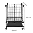 thumbnail image 2 of ADDHAT Rack Organizador De Móvil Con Antigoteo Contemporáneo Para Entradas Negras, 2 of 8