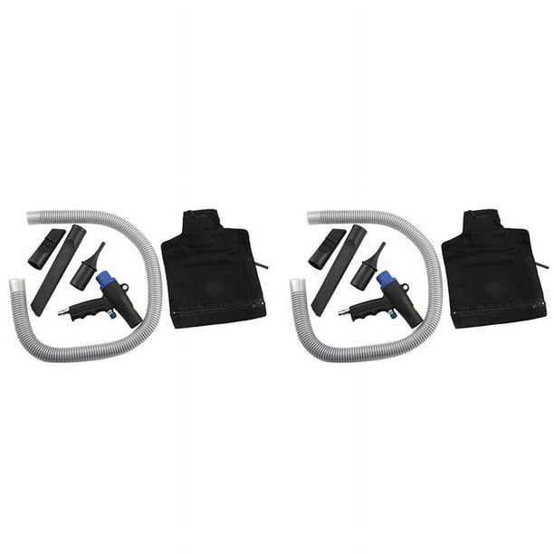 2X Kit Compresor 2 en 1 para Plumero de Aire Soplado de Vacío de Aire Multifunción Herramientas