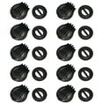 thumbnail image 1 of Outdoor Dust Accessories Breathing Valve Filter One-Way Exhaust Valve Black, 1 of 1