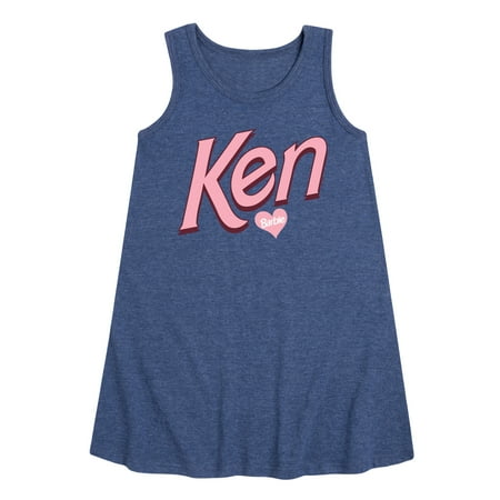 

Barbie - Ken Hearts Barbie - Toddler and Youth Girls A-line Dress