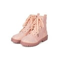 thumbnail image 5 of Women Glitter Encrusted Lace Up Combat Bootie - IA26 By Cape Robbin Collection, 5 of 6