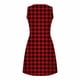 thumbnail image 5 of Camisón de mujer con estampado y bolsillos, sin mangas, plisado, cuello redondo, 5 of 7