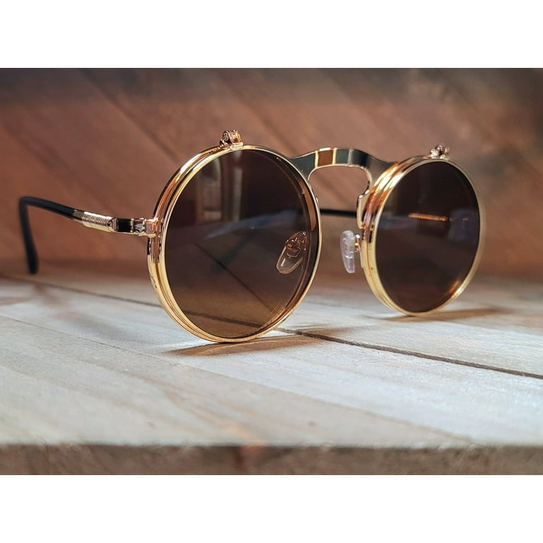 Steampunk flip up sunglasses hotsell