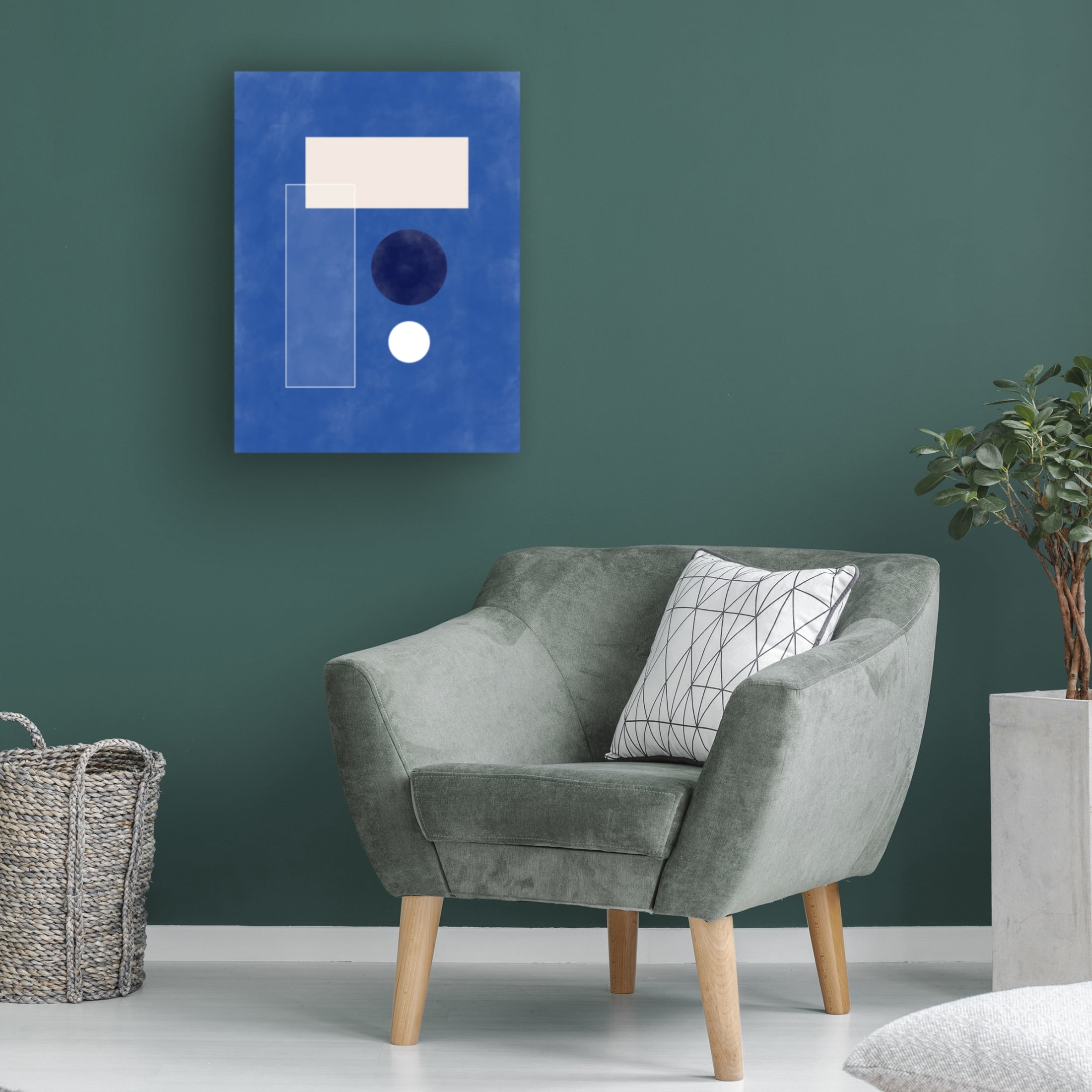 Trademark Fine Art Elena Ristova Indigo9 Canvas Wall Art