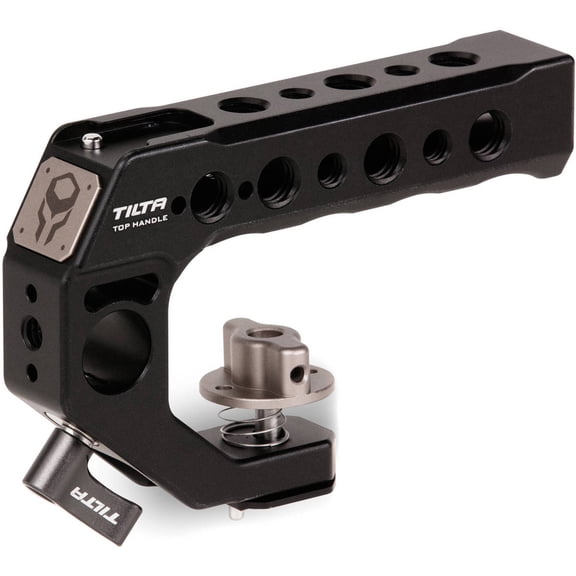 Tiltaing Lightweight Quick Release Top Handle with Arri Locating Pins, Black