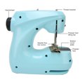 thumbnail image 3 of Mini Máquina de Coser Portátil Interruptor de Fuente de Alimentación Dual Fácil de Usar para Principiantes ANGGREK Otros, 3 of 8