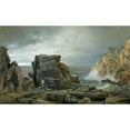thumbnail image 3 of Richards, William Trost 18x12 Black Modern Framed Museum Art Print Titled - A Rocky Coast 1877, 3 of 5