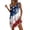 Z10 Multicolor, variant on Erwazi Summer Dresses for Women 4th Of July Printed Crew Neck Sleeveless Ankle Length Dress Celebrations Outdoor Parties Activities Casual Dresses