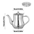 thumbnail image 2 of AMERTEER Stainless Steel Oil Strainer Pot Oil Container with Removable Filter Bacon Grease Storage Can Vinegar Dispenser Tea Pot Kettle for Home Kitchen Cooking, 2 of 10