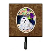 Carolines Treasures Maltese Leash or Key Holder Single Hook multicolor