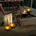 thumbnail image 3 of Waitmin Lotus Glass Solar Garden Lights - Decorative Outdoor Lighting, 3 of 7