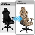 thumbnail image 5 of Uorisanigo Camo Gaming Chair Cover with Armrest Covers Removable Gaming Chair Seat Cover with Elastic Edge Easy to Install Rotating Armchair Covers for Office Gift for Holiday, 5 of 8