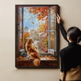 thumbnail image 6 of Canvas Wall Art for Living Room - Nova Scotia Duck Tolling Retriever Dog Poster Print Vintage Home Decor Pets Oil Painting Autumn Room Decor, 6 of 6