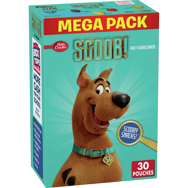 Betty Crocker Scooby Doo Snacks, Fruit Snacks, Mega Pack, 30 ct, 24 oz