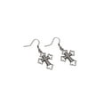 thumbnail image 1 of Steampunk Earrings - Studded Cross, 1 of 1