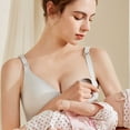 thumbnail image 2 of Darzheoy Wire-Free Bra for Women Pregnancy Seamless Breastfeding Bras No Underwire Bras for Women S, 2 of 5