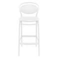 thumbnail image 3 of Compamia Marcel Contemporary Resin Indoor/Outdoor Bar Stool White, 3 of 6