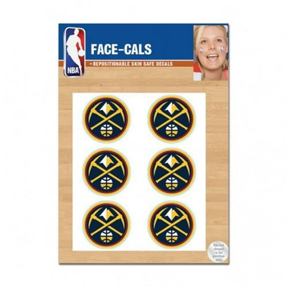 Wincraft 1493467426 NBA Denver Nuggets Tattoo Face Cals