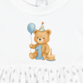 thumbnail image 4 of Inktastic First Birthday Cute Teddy Bear with Balloon Girls Baby Dress, 4 of 5