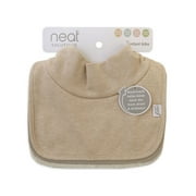 Neat Solutions Unisex 3 Pack Solid Mockneck Infant Bib