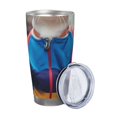 thumbnail image 2 of KLL Cool Cat In Sunglasses Print 40oz Stainless Steel Insulated Car Cup with Spillproof Lid - Keep Your Drink Hot or Cold on the Go-Straw Three-piece Set, 2 of 8