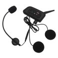 thumbnail image 1 of Casque Intercom Moto en Temps Réel, Communication Vocale Claire IP65 Étanche Interphone Moto pour Activités Extérieures, 1 of 7