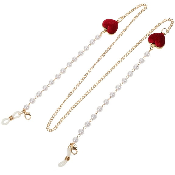 FRCOLOR Eyeglass Holders Around Neck Silver Glasses Chain Child