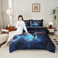 thumbnail image 4 of Castle Fairy Magical Dragon Boy Bedding Comforter Set 2pcs,Universe Galaxy Twin Comforter Sets Microfiber,Starry Sky Breathable Bedding Set,Ultra Soft Home Decor,Reversible, 4 of 8