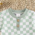 thumbnail image 7 of TOWED22 2Pcs Baby Boy Outfits Crawfish Short Sleeve T-Shirt Tops Lobster Plaid Shorts Set Toddler Summer Clothes Green,6-9 M, 7 of 7