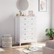 thumbnail image 2 of De madera dormitorio cómoda con 5 cajones y metal handles, closet almacenamiento organizer para sala de estar y hallway, moderno minimalist design, 2 of 8
