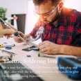 thumbnail image 3 of QUICKO 150~450℃ 72W Handheld Portable Temperature Adjustable Mini Electric Soldering Iron With OLED Digital Display Transparent Cover, 3 of 8
