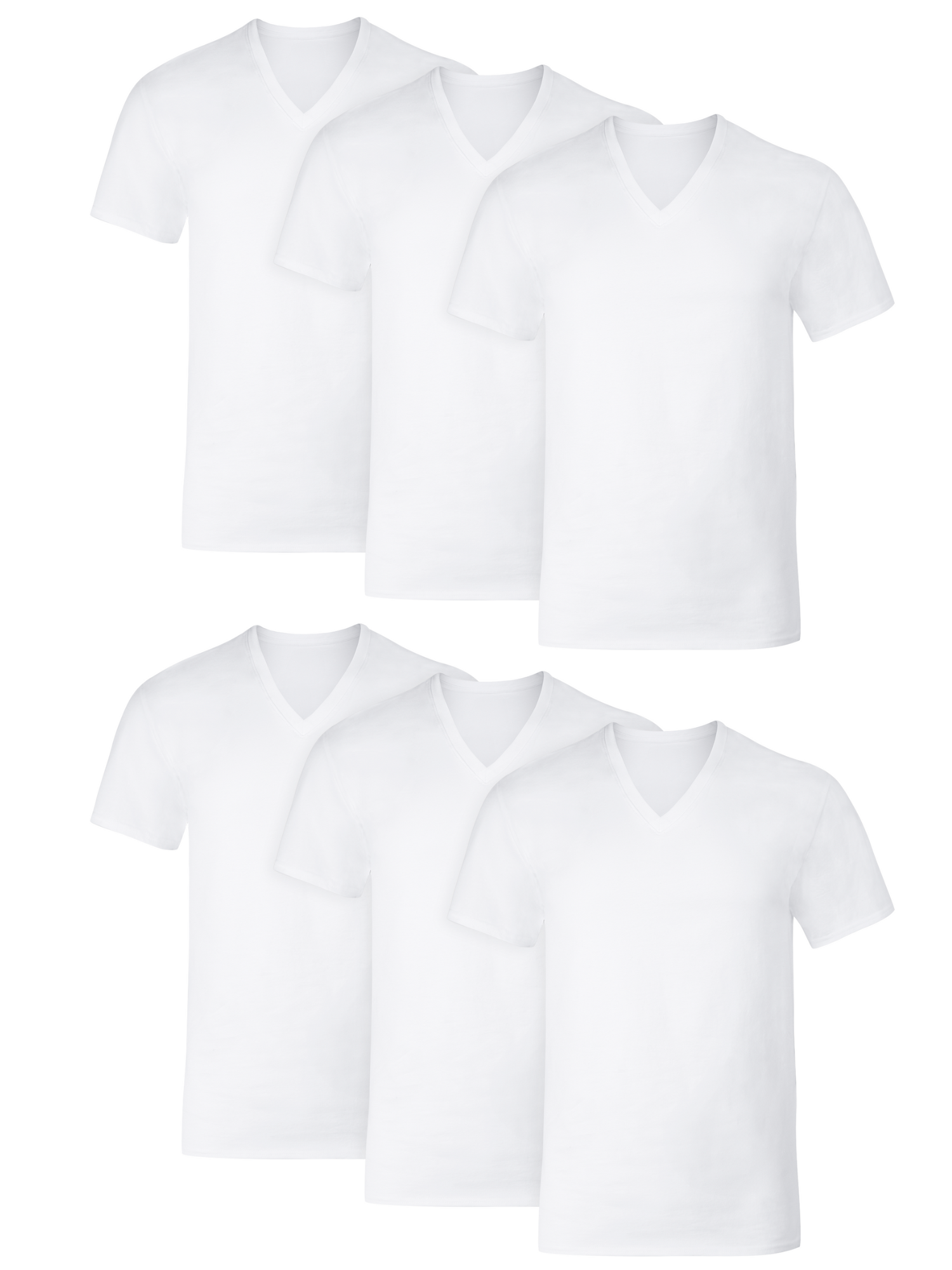 Hanes Men's Cool Comfort V-Neck Undershirt 6-Pack photo 1