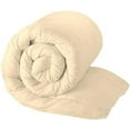 thumbnail image 5 of D.N.G. BEDDINGS 3 Piece Luxury Diamond Pattern Comforter Set, Premium Super Soft, 800 Thread Count, 100% Egyptian Cotton, Twin/Twin XL Size, Solid Ivory Color, 5 of 8