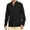 Black, variant on Pullover Top for Men Fall Winter Clothing Man Fashion Solid Color Long Sleeves Hippie Leisure Beach Stand Collar Shirt