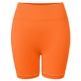 thumbnail image 5 of KPOPLK Women's Workout Biker Shorts - 3"/5"/8" High Waisted Tummy Control Spandex Booty Shorts for Volleyball Gym Yoga Shorts Dance,Orange,Size S, 5 of 6