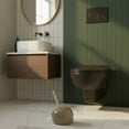 thumbnail image 3 of PISE Freestanding Taupe Toilet Brush and Holder Set, 3 of 6